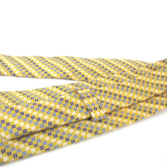 TURNBULL & ASSER Tie Dashes Checks Stripes Twill - Picture 3 of 6